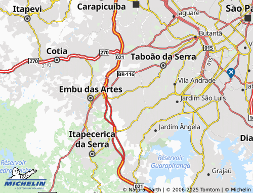 MICHELIN Vila Olinda map - ViaMichelin