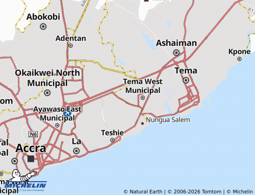 Mappa MICHELIN Tempo Estates - ViaMichelin