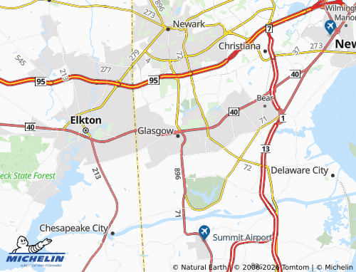MICHELIN Glasgow map - ViaMichelin