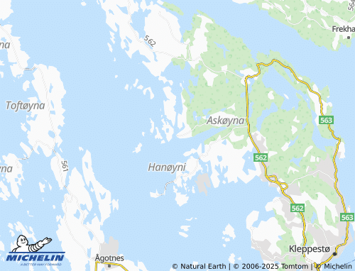 MICHELIN Breidvik map - ViaMichelin