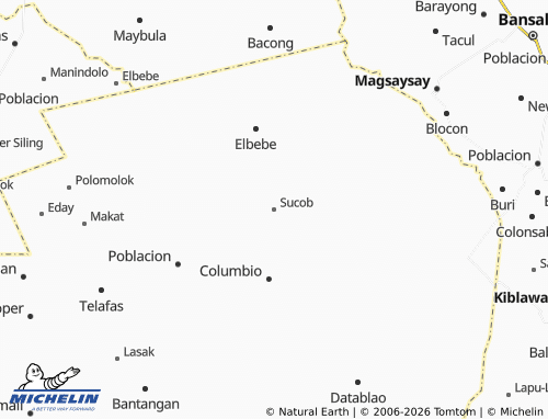 MICHELIN Sucob map - ViaMichelin