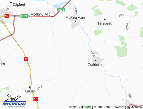 Mapa MICHELIN Istrău - ViaMichelin