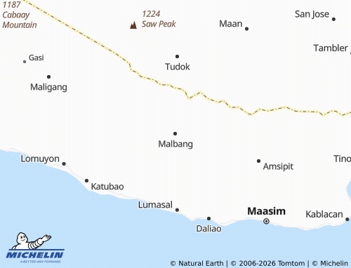 MICHELIN Malbang map - ViaMichelin