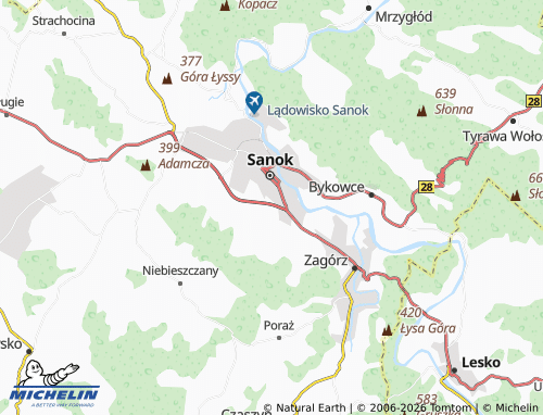 Mapa MICHELIN Posada - ViaMichelin
