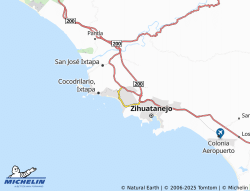 MICHELIN 23 de Noviembre, Armada de México map - ViaMichelin