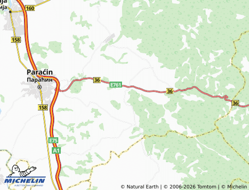 Mapa MICHELIN Lešje - ViaMichelin