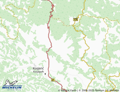 Carte MICHELIN Rosići - ViaMichelin