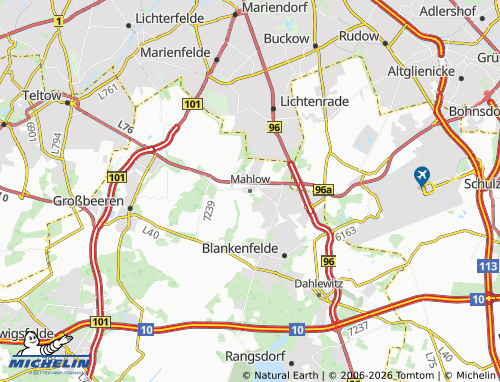 Mappa MICHELIN Mahlow - ViaMichelin