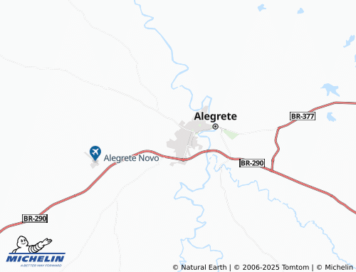 MICHELIN Sepé Tiaraju map - ViaMichelin