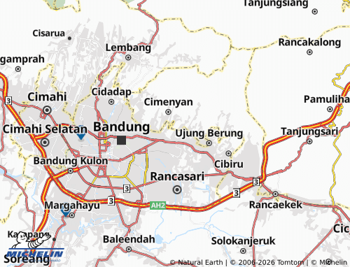 MICHELIN Mandalajati map - ViaMichelin