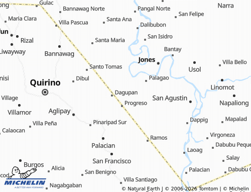 MICHELIN Tupax map - ViaMichelin