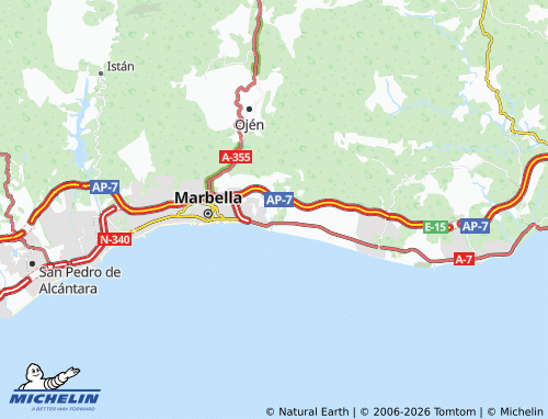 Mapa MICHELIN Balcón del Golf - ViaMichelin