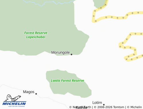 MICHELIN Morungole map - ViaMichelin