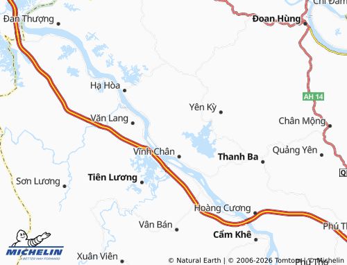 Mapa MICHELIN Yên Luật - ViaMichelin