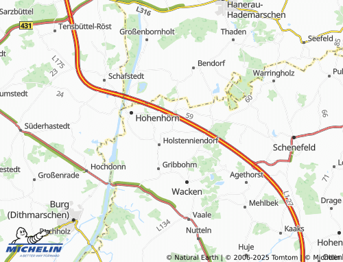 MICHELIN Besdorf map - ViaMichelin