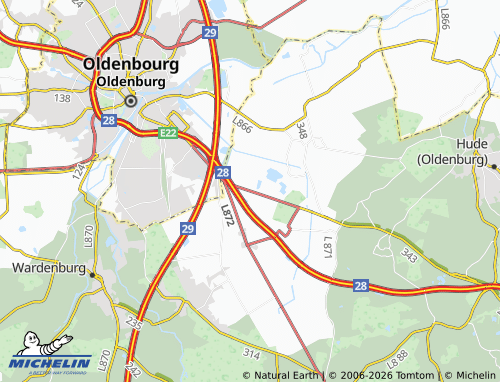 MICHELIN Tweelbäke Ost map - ViaMichelin