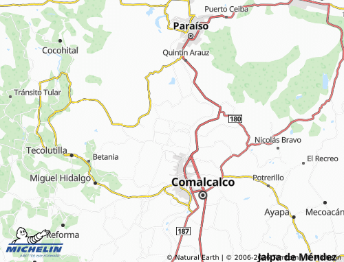 Mappa MICHELIN Occidente Cuarta Sección - ViaMichelin