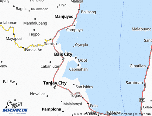MICHELIN Okiot map - ViaMichelin