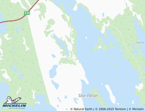 MICHELIN Siknäs map - ViaMichelin