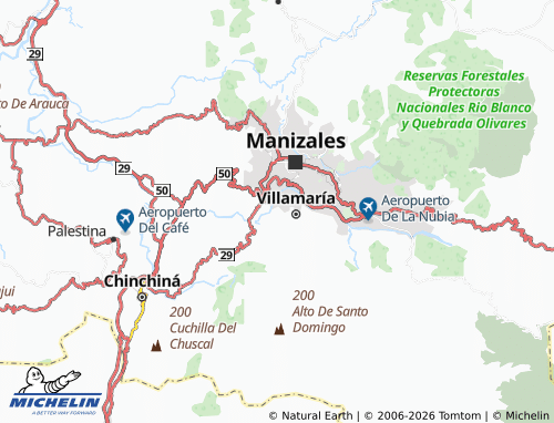 Mapa MICHELIN La Floresta - ViaMichelin