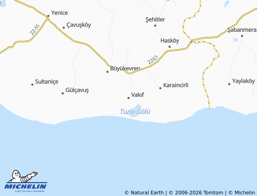 Mappa MICHELIN Vakıf - ViaMichelin