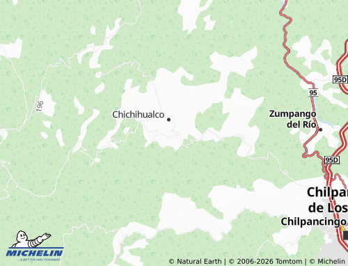 Kaart MICHELIN Benito Juárez - ViaMichelin