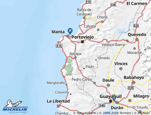 Mapa MICHELIN Jipijapa - ViaMichelin