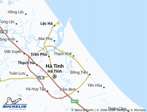 Mappa MICHELIN Thạch Khê - ViaMichelin