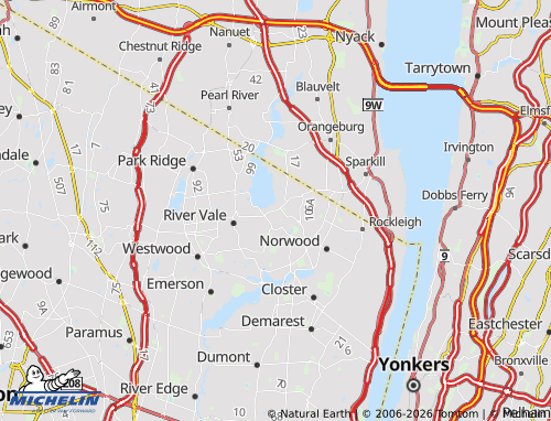 Mappa MICHELIN Old Tappan - ViaMichelin