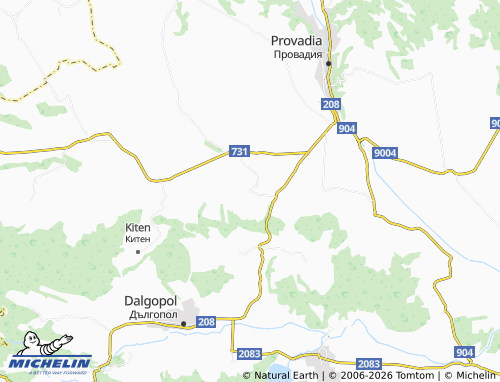 MICHELIN Komarevo map - ViaMichelin