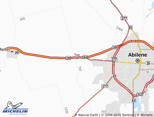 Mapa MICHELIN Tye - ViaMichelin