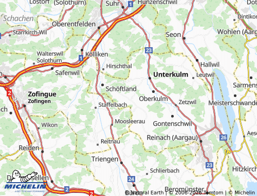 MICHELIN-Landkarte Schlossrued - ViaMichelin
