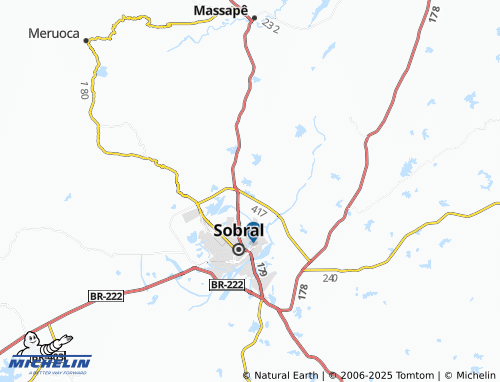 MICHELIN Colina da Boa Vista map - ViaMichelin