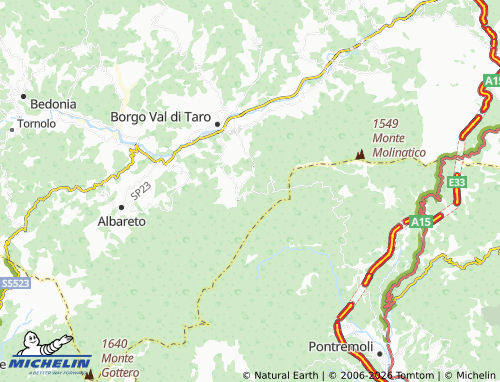 MICHELIN Banca map - ViaMichelin
