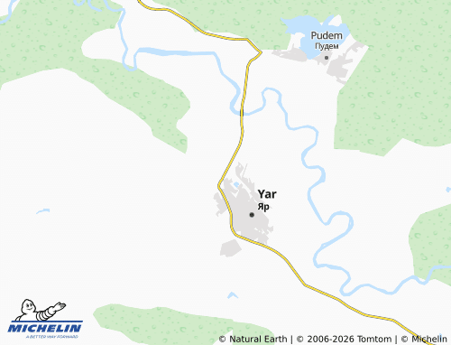 MICHELIN-Landkarte Barmashur - ViaMichelin