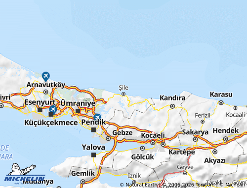 Mappa MICHELIN Şile - ViaMichelin