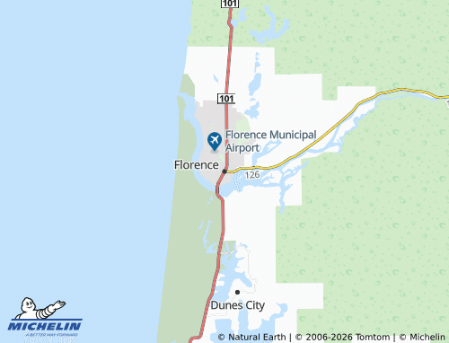 Mapa MICHELIN Florence - ViaMichelin