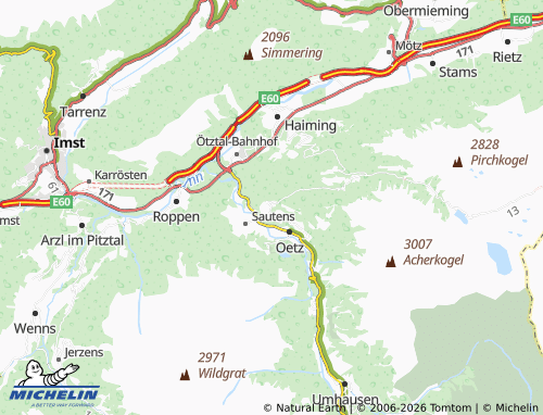 MICHELIN Oetzerau map - ViaMichelin