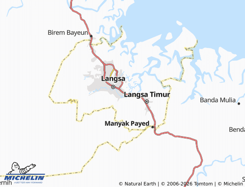 MICHELIN Gampong Baro map - ViaMichelin