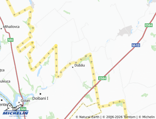 Mapa MICHELIN Dubove - ViaMichelin