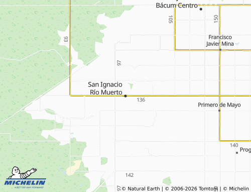 Mappa MICHELIN San Ignacio Río Muerto - ViaMichelin