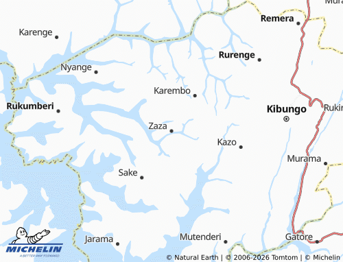 MICHELIN-Landkarte Zaza - ViaMichelin