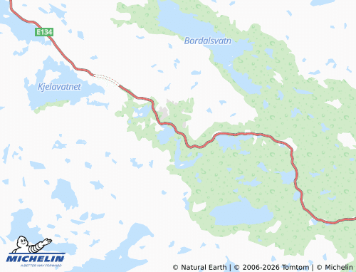MICHELIN Arbustøylen map - ViaMichelin