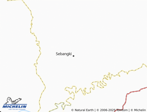 MICHELIN Sebangki map - ViaMichelin