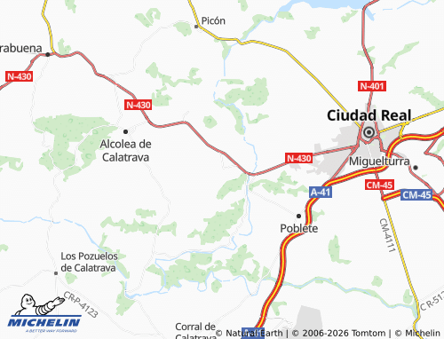 MICHELIN Valverde map - ViaMichelin