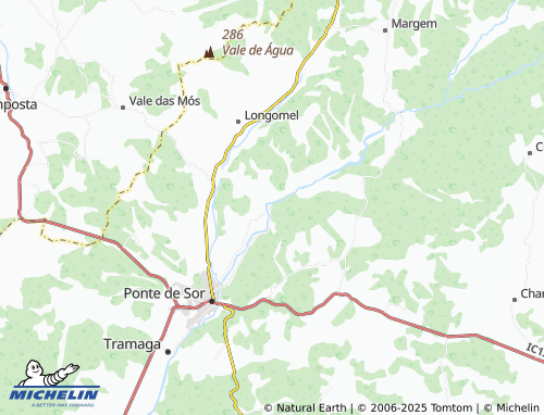 MICHELIN Vale de Paio map - ViaMichelin