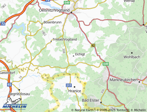 MICHELIN Eichigt map - ViaMichelin