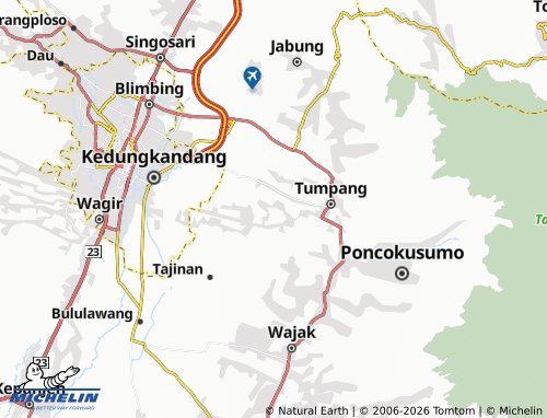 Carte MICHELIN Pandanajeng - ViaMichelin