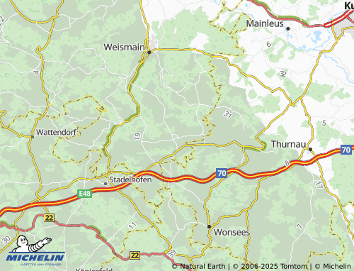 Mappa MICHELIN Modschiedel - ViaMichelin