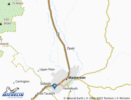 MICHELIN Ōpaki map - ViaMichelin